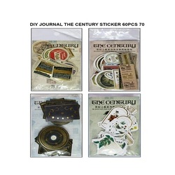 DIY JOURNAL THE CENTURY STICKER 60PCS 70 TZ2302AAF